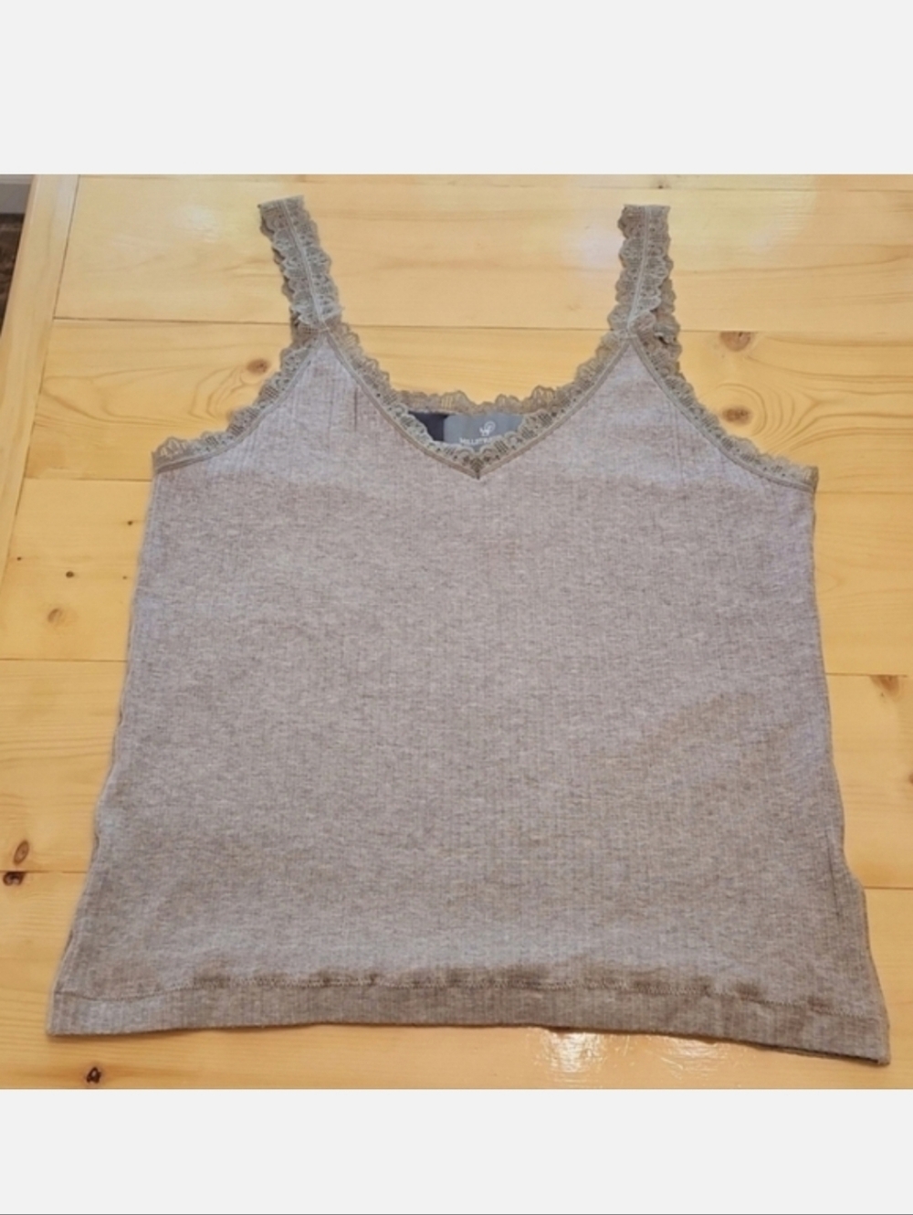 Millstrand Co Delilah Camisole Cocoa Brown Minky Lined Tank Top L